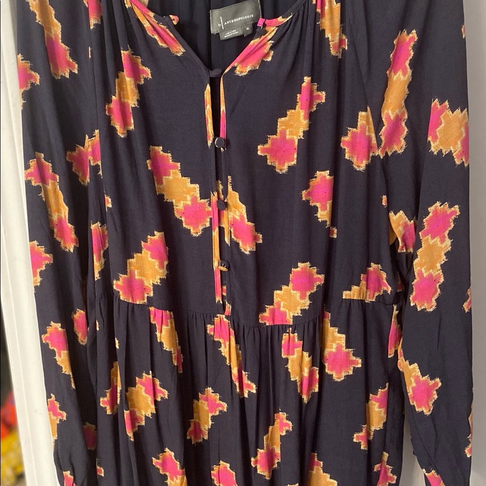 Anthropologie, XL, Navy Dress